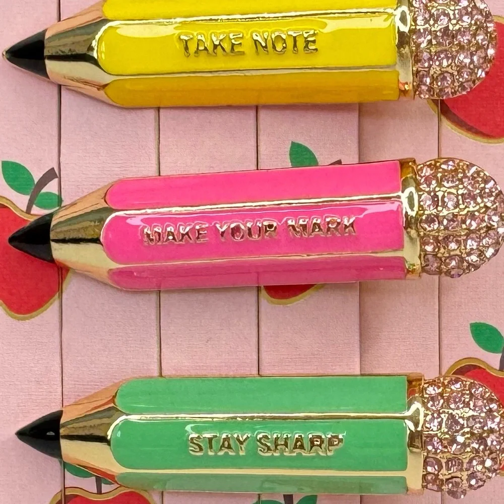 Piper K Pencil-Shaped Barrettes - Picture 2 of 2